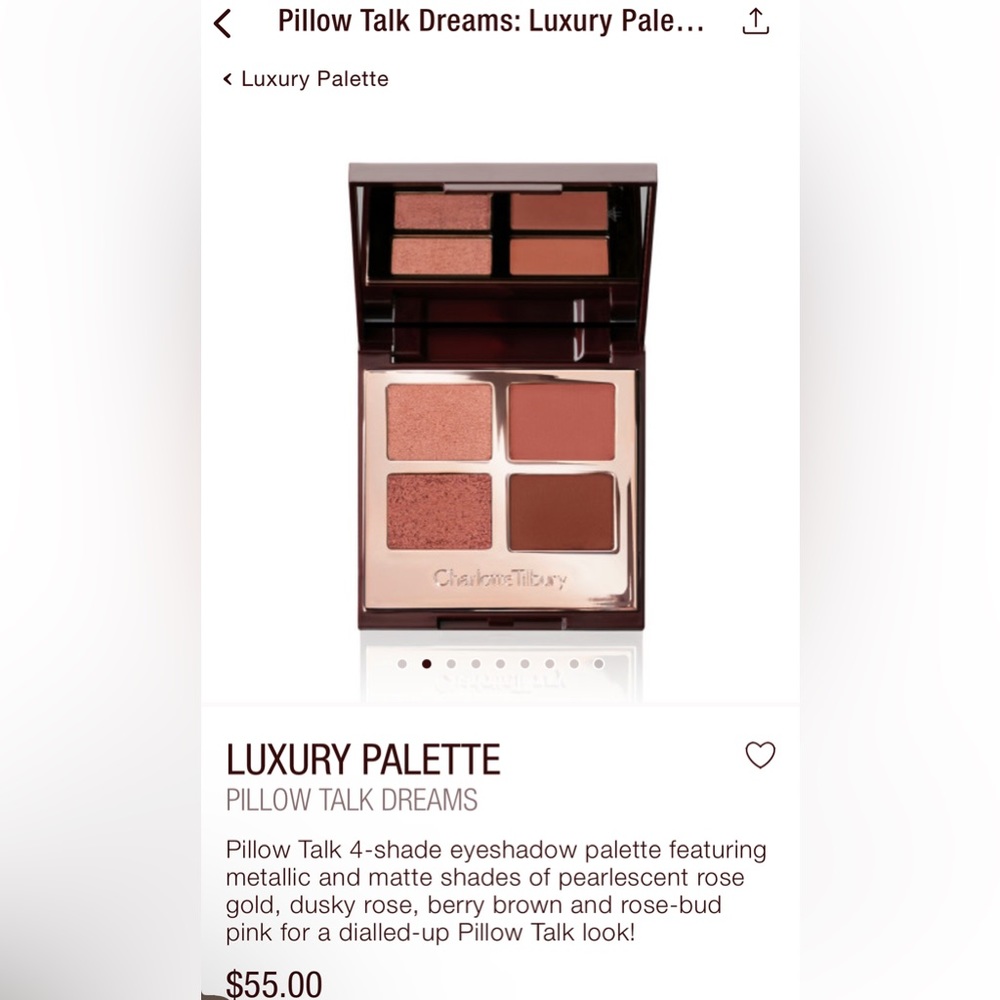 Charlotte Tilbury Pillowtalk DREAMS Eye Palette